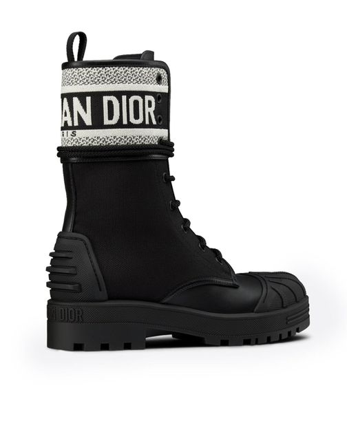 Dior D-Hide Stretch Mesh Ankle Boots