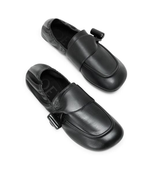 Loewe Black Toggle Moccasin