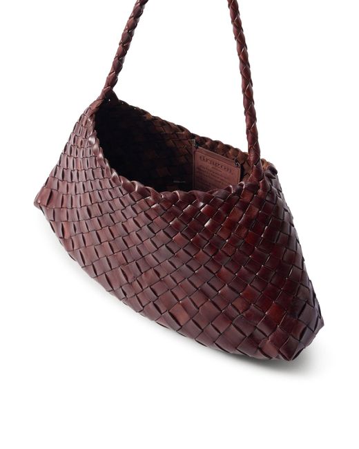 Dragon Diffusion Rosanna Mini Bag In Woven Leather in Purple | Lyst UK