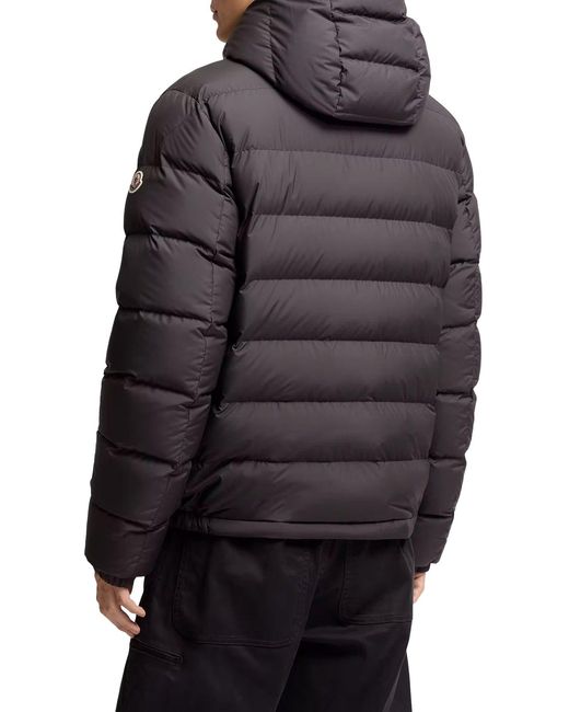 Piumino zeflor con cappuccio di Moncler in Gray da Uomo