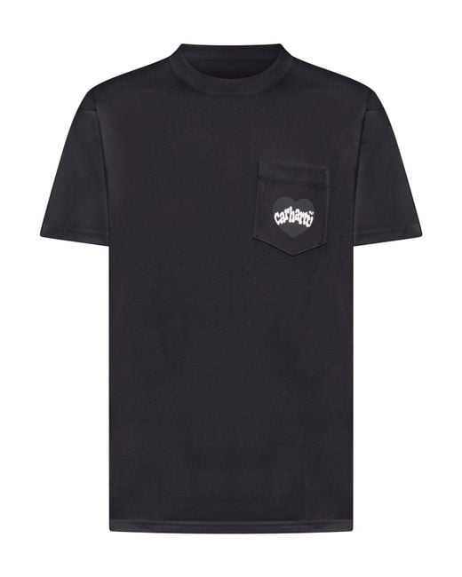 Carhartt Black S/s Amour Pocket T-shirt for men