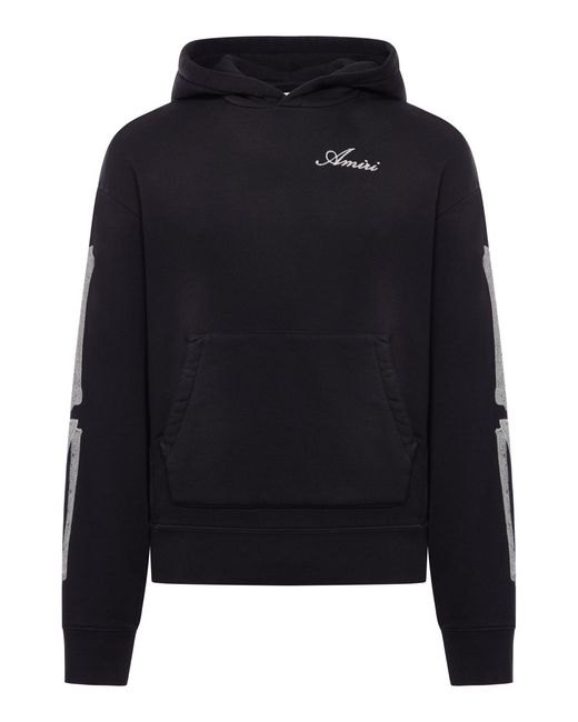 Amiri Blue Bones Oversized Hoodie for men