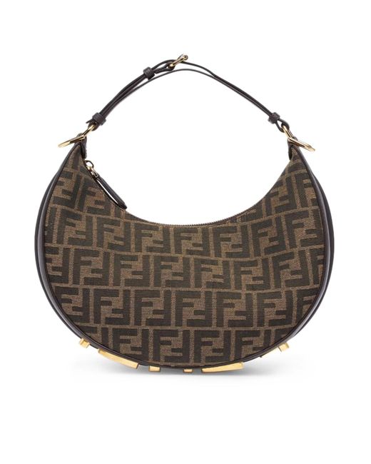 Fendi Gray Graphy Small