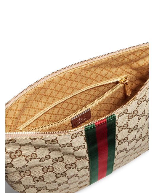 Gucci White Medium Size Lunette Shoulder Bag for men