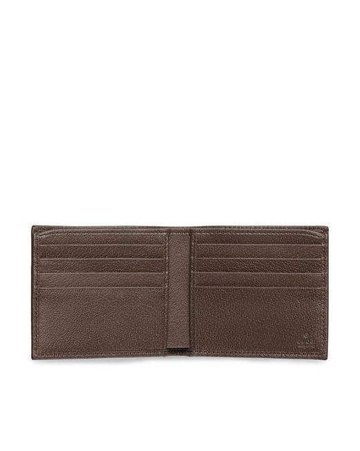 Gucci Gray Ophidia Bi-Fold Wallet for men