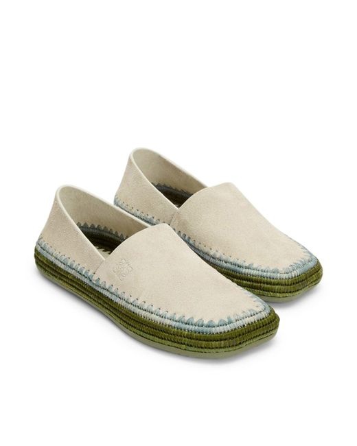 Loewe Green Rio Slipper for men