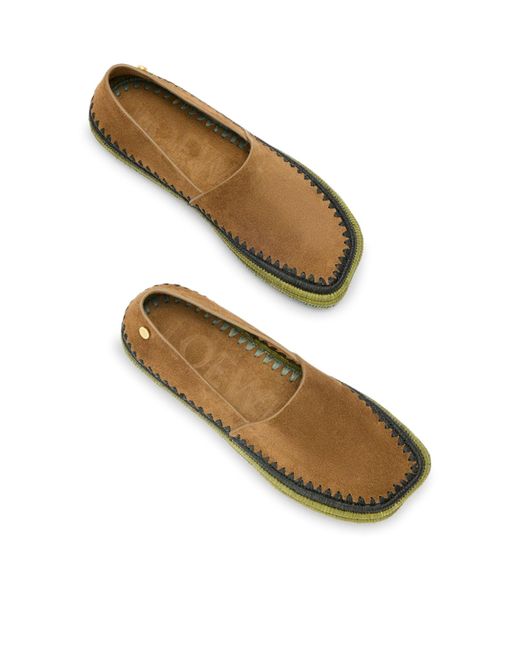 Loewe Green Rio Slipper