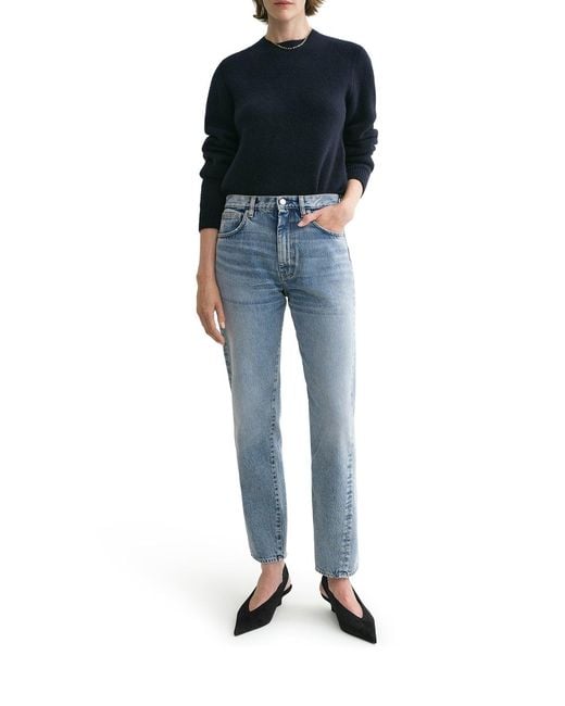 Totême  Blue Twisted Seam Denim