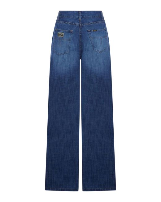Lois Blue Wide Leg Marlene Jeans