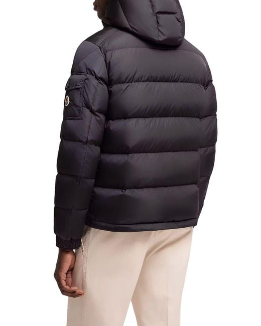 Moncler Black Maya Short Matt Down Jacket for men