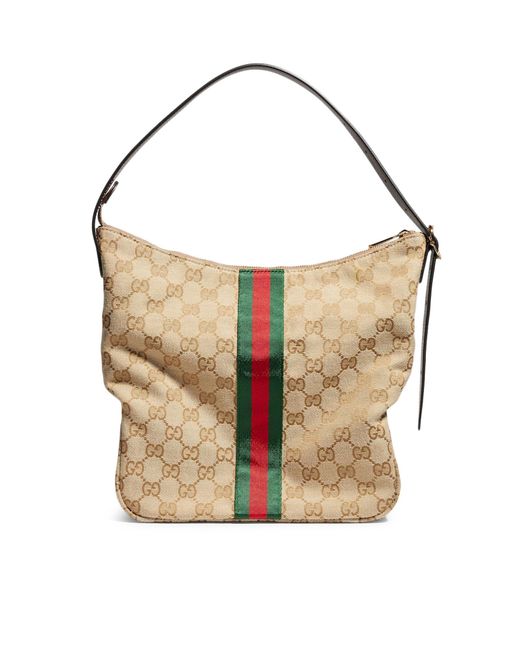 Gucci White Medium Size Lunette Shoulder Bag for men