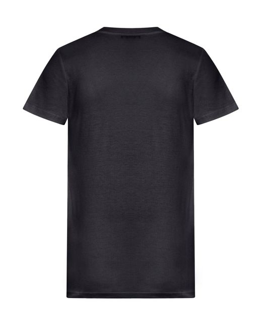 T-shirt con ricamo di Max Mara in Black