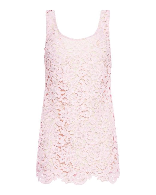 Self-Portrait Pink Mini Dresses