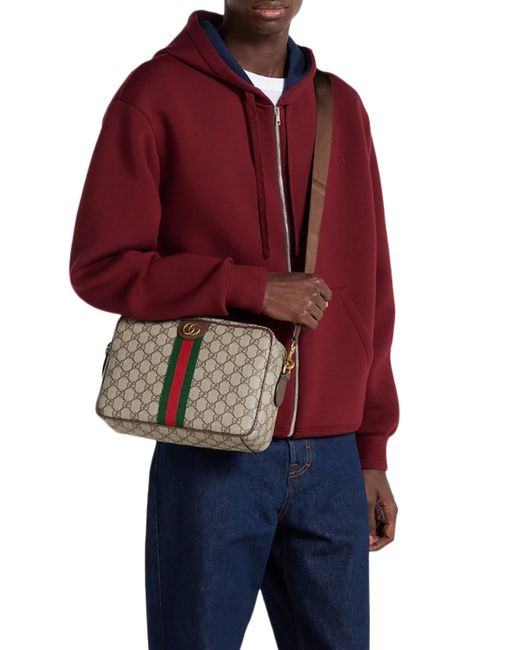 Gucci Multicolor Ophidia Medium Shoulder Bag for men