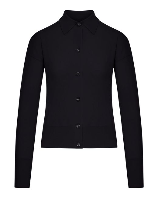 Max Mara Blue Medeola Wool Cardigan