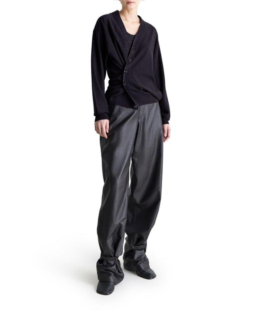Lemaire Blue Relaxed Twisted Cardigan
