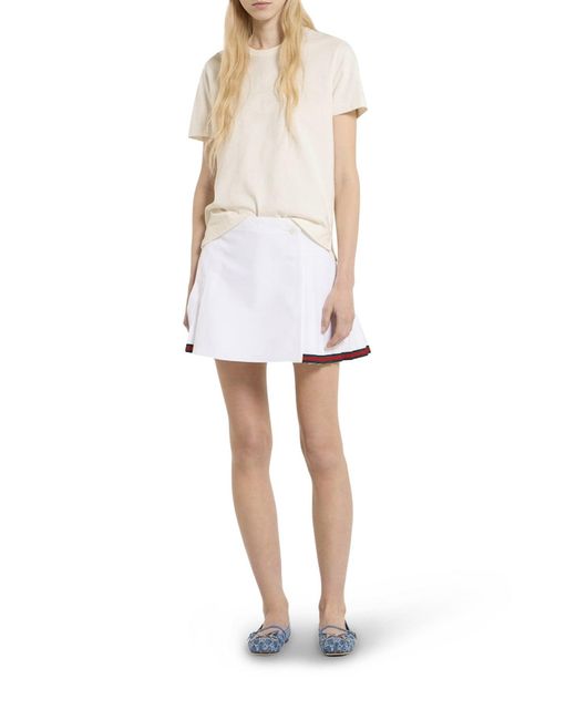 Gucci White Medium Cotton Jersey T-Shirt