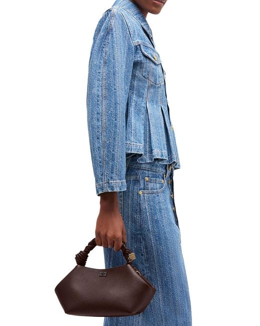 Ganni Brown Small Bou Bag