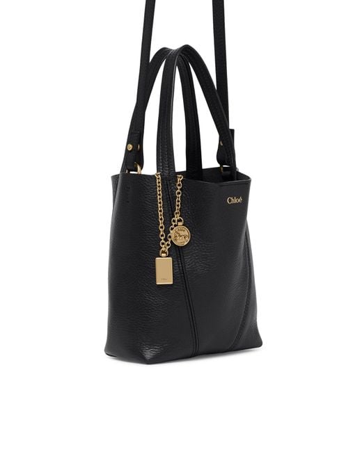 Chloé Black Chloé Spin Small Tote Bag