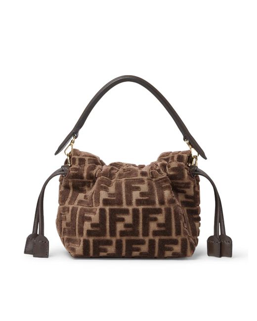 Mamma baguette piccola di Fendi in Brown