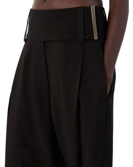 Sportmax Blue Wide Satin Trousers