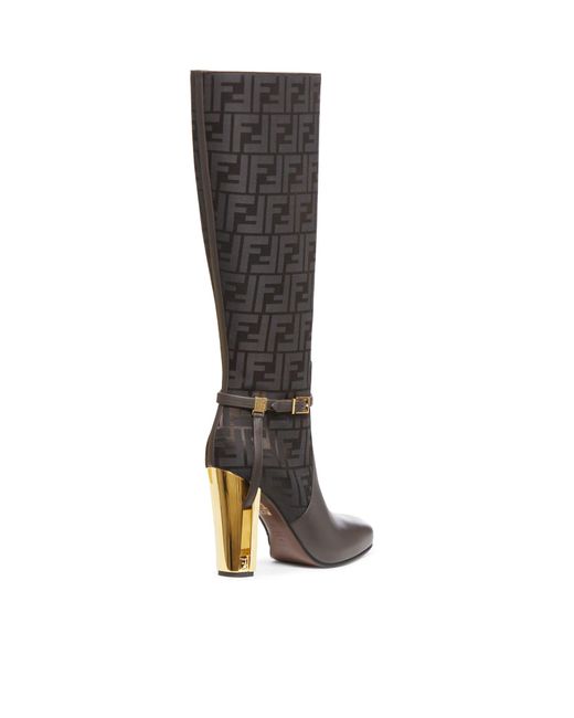 Fendi heel boots cheap
