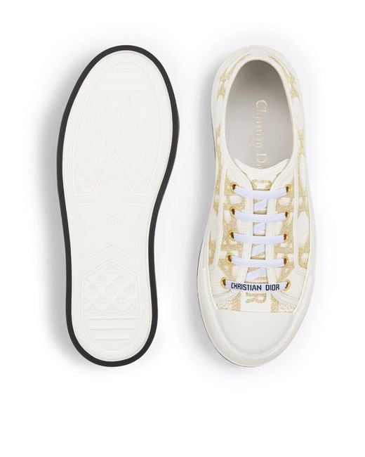 Dior White Walk`n`dior Platform Sneaker – Dior Or