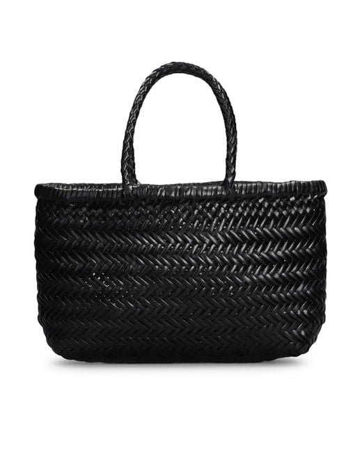 Dragon Diffusion Black Mini Flat Gora Handbag