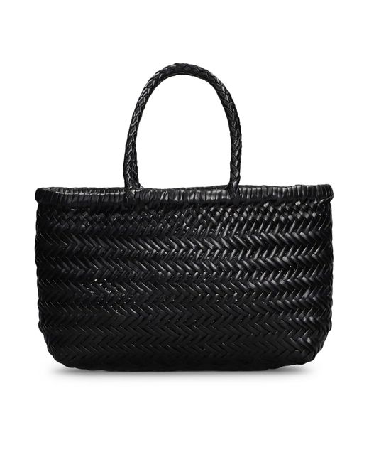 Dragon Diffusion Black Mini Flat Gora Handbag