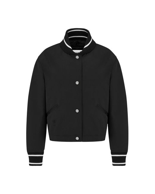 Dior Black Bomber Jacket With Removable Macrocannage Vest