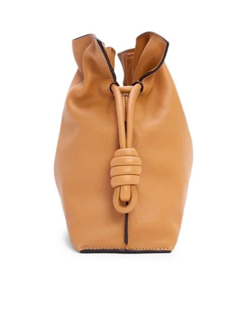 Loewe Brown Medium Flamenco Clutch