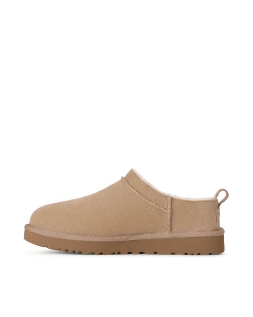 Ugg Brown Classic Micro Ankle Boots