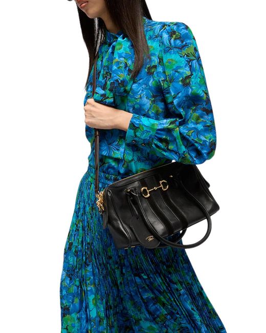 Gucci Black Medium-Sized Barrel Bag