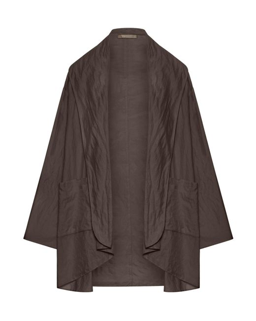 Transit Brown Oversized Double Jacket