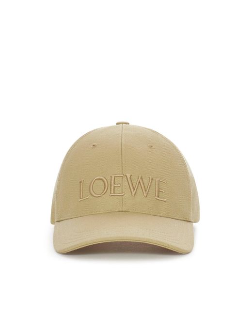 Loewe Natural Loewe Canvas Hat for men