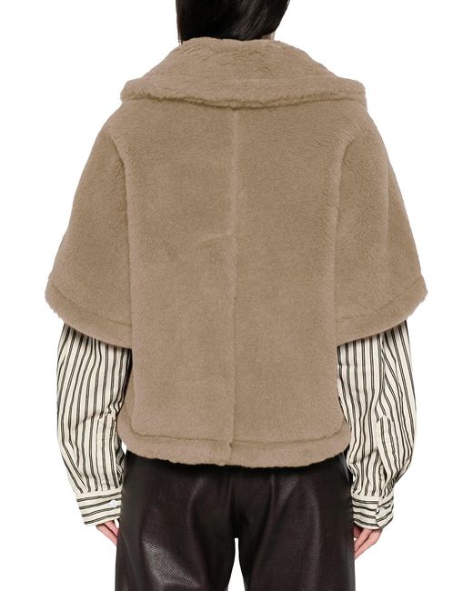 Max Mara Natural Corvino 4 Teddy Short Coat