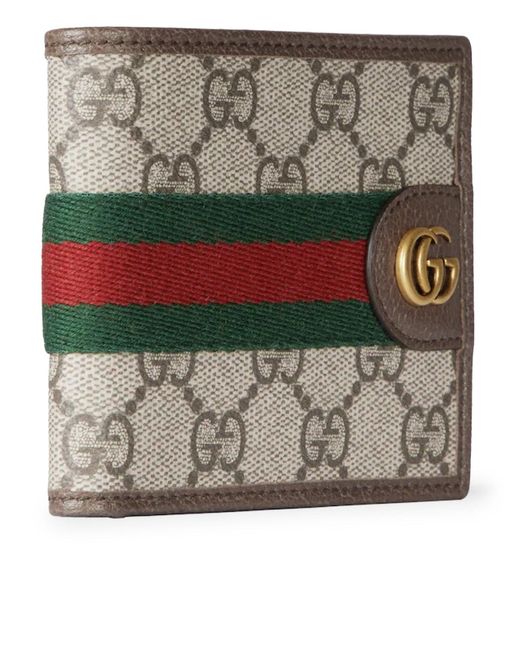 Gucci Gray Ophidia Bi-Fold Wallet for men