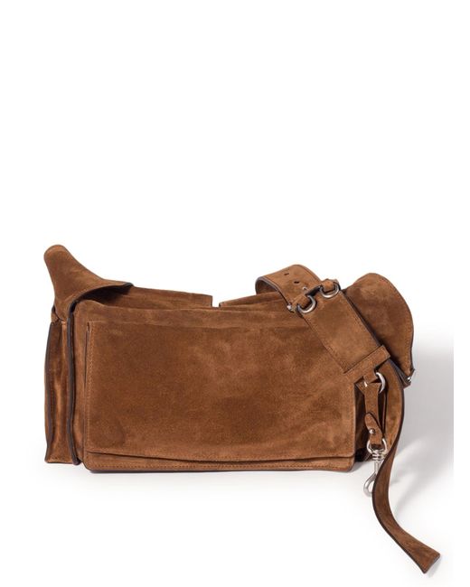 Miu Miu Brown Utilitaire Shoulder Bag