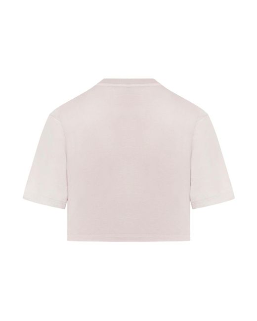Off-White c/o Virgil Abloh Pink Laundry Cropped Tee