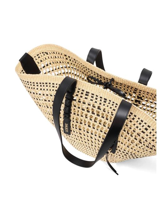 Loewe Natural X Paula's Ibiza Large Braid Basket Bag