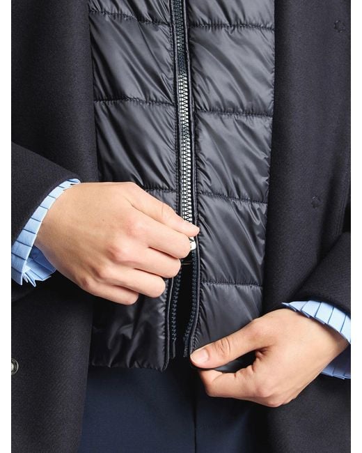 Fay Blue Toggle Coat Cape