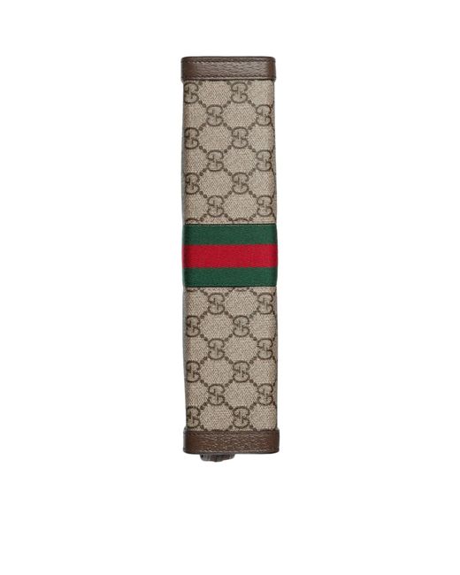 Gucci Gray Ophidia Gg Pouch Medium Size for men