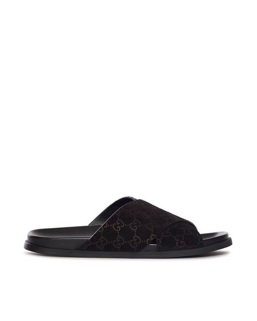 Gucci Black Slide Sandal for men