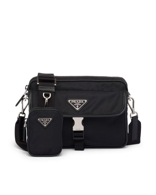 Prada Black Shoulder Bag for men