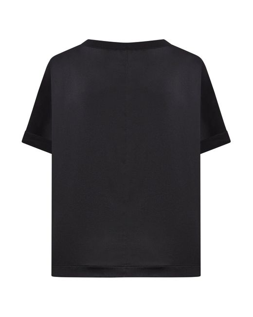 Transit Black T-shirt In Silk