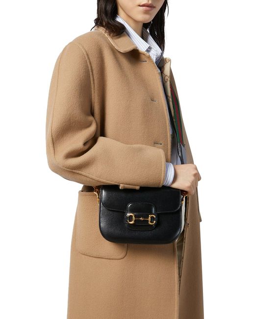 Gucci Black Horsebit 1955 Mini Shoulder Bag