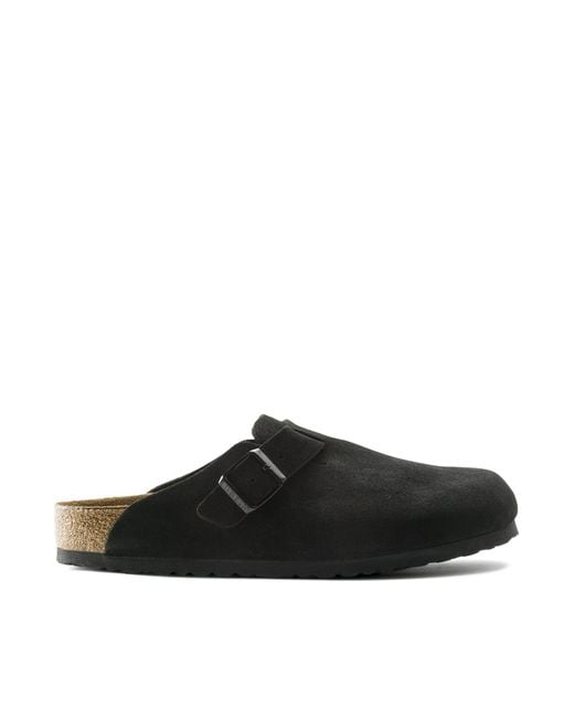 Birkenstock Black Boston Soft Footboard