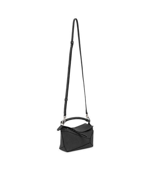 Borsa puzzle mini di Loewe in Black