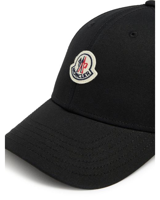 Cappello da baseball in gabardine di Moncler in Black