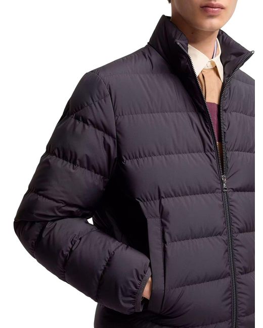 Moncler Blue Baudinet Short Down Jacket for men